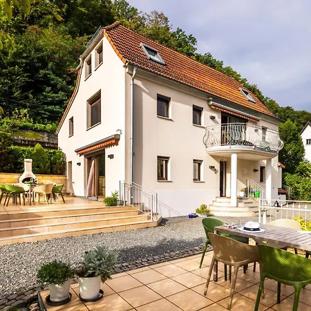 Elbvilla Mit Sauna Und Kamin Mit Privatem Zugang Zur Elbe * Pirna