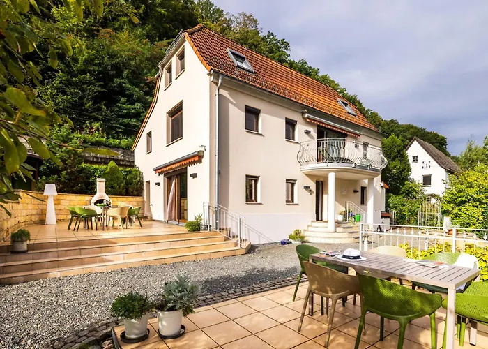 Elbvilla Mit Sauna Und Kamin Mit Privatem Zugang Zur Elbe * Pirna